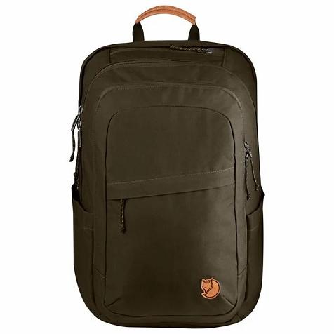 Fjallraven Women Räven 28 Backpack Dark Olive PH195441 Philippines